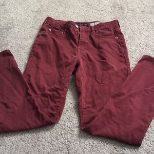 High wasted skinny jegging